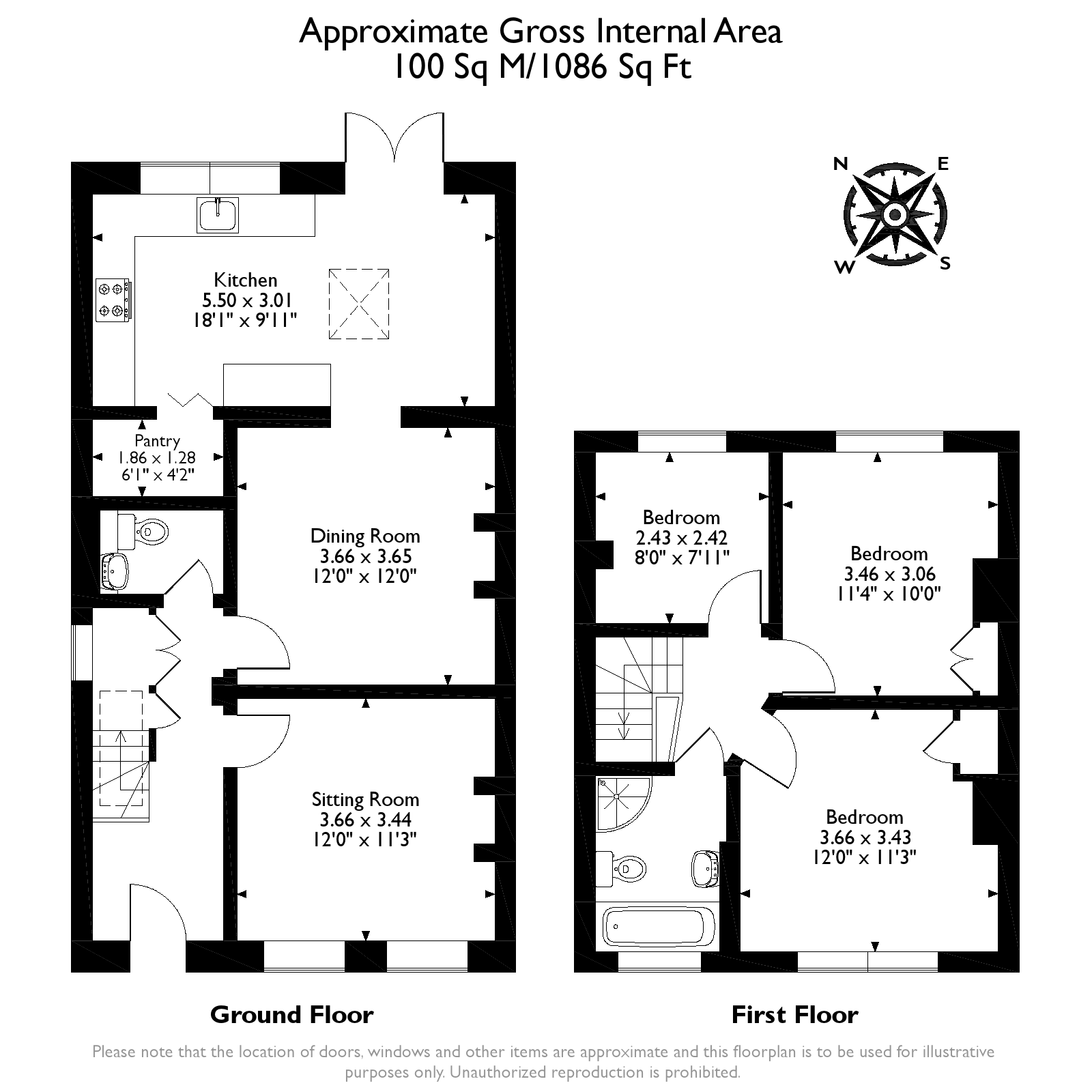 3 Bedrooms Semi-detached house for sale in Edward Road, Farnham GU9