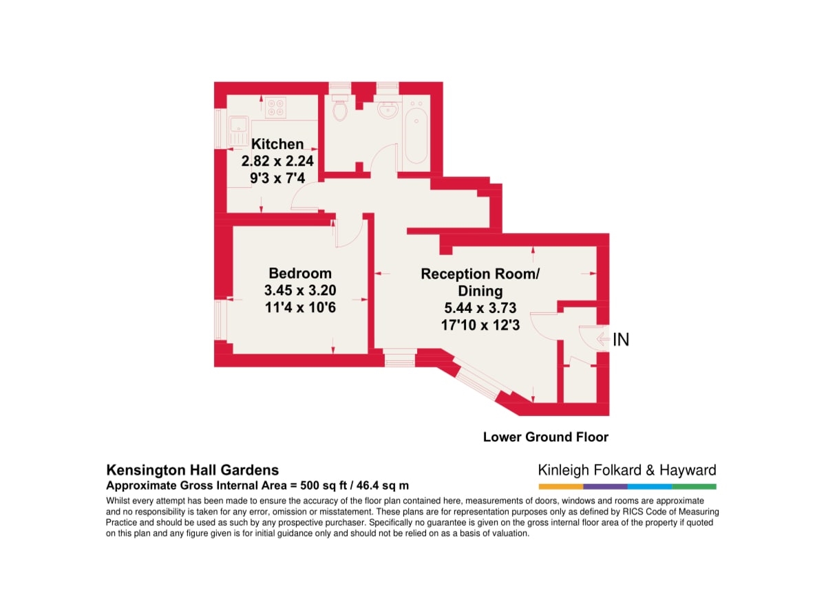 37a Kensington Hall Gardens,, Beaumont Avenue, London floorplan