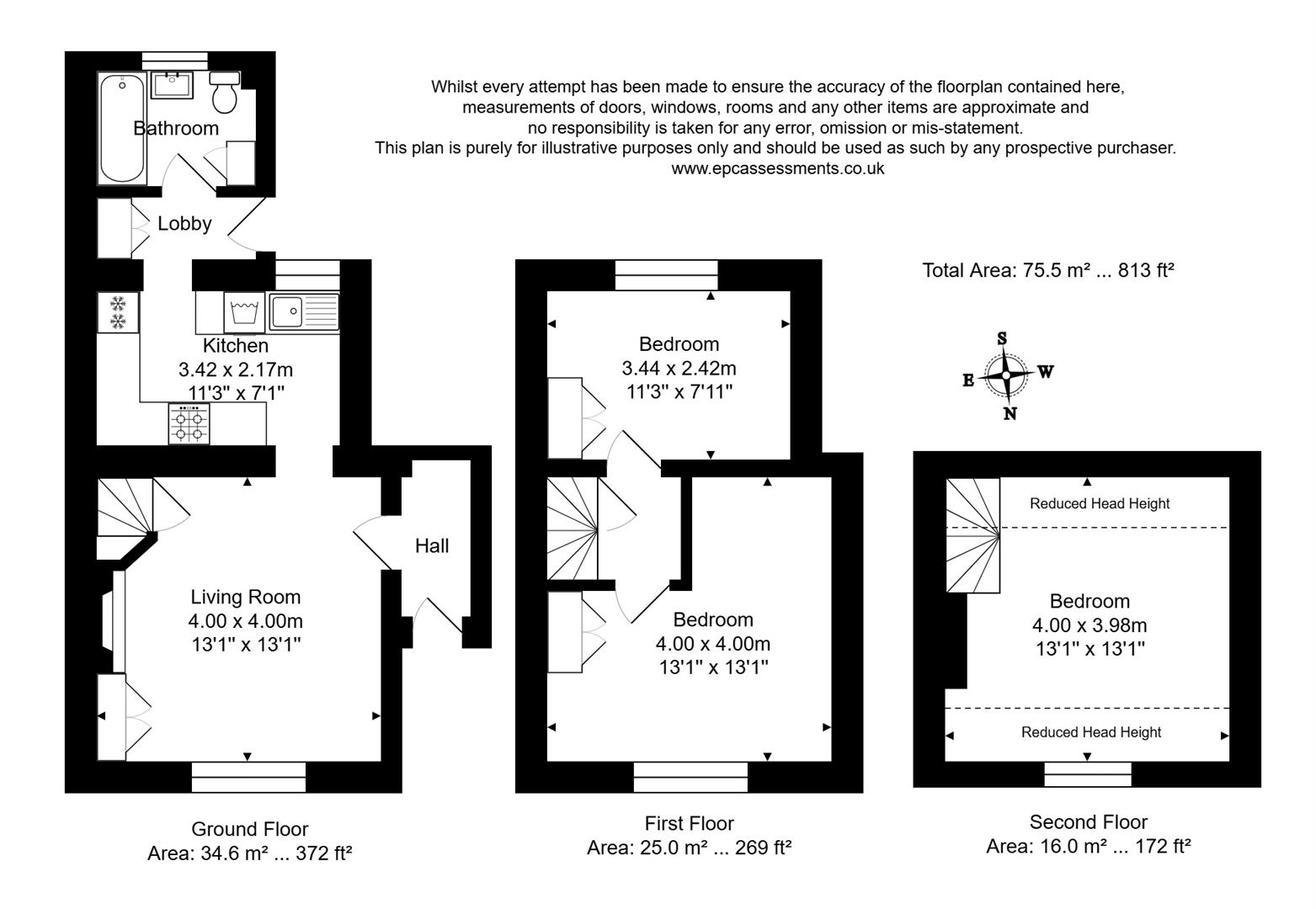 60, Curzon Street, Calne floorplan
