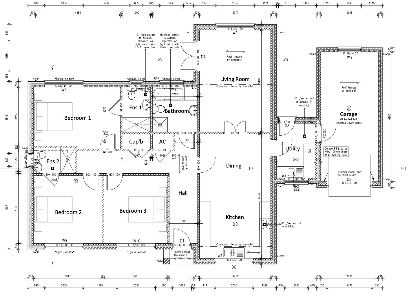 Plot 2, Back Road, Gorefield floorplan