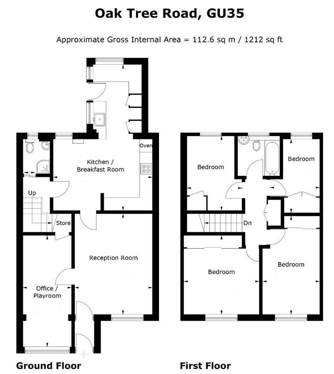 28, Oak Tree Road, Bordon floorplan
