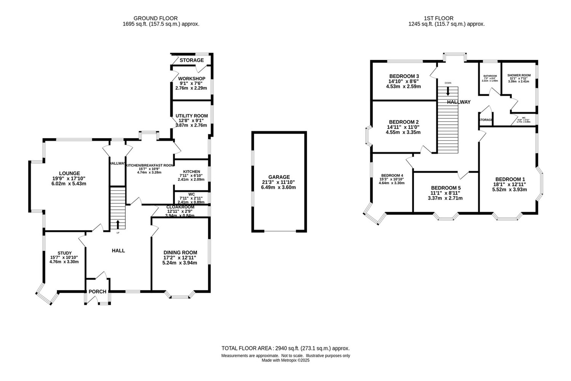 354 Park Lane, Macclesfield floorplan