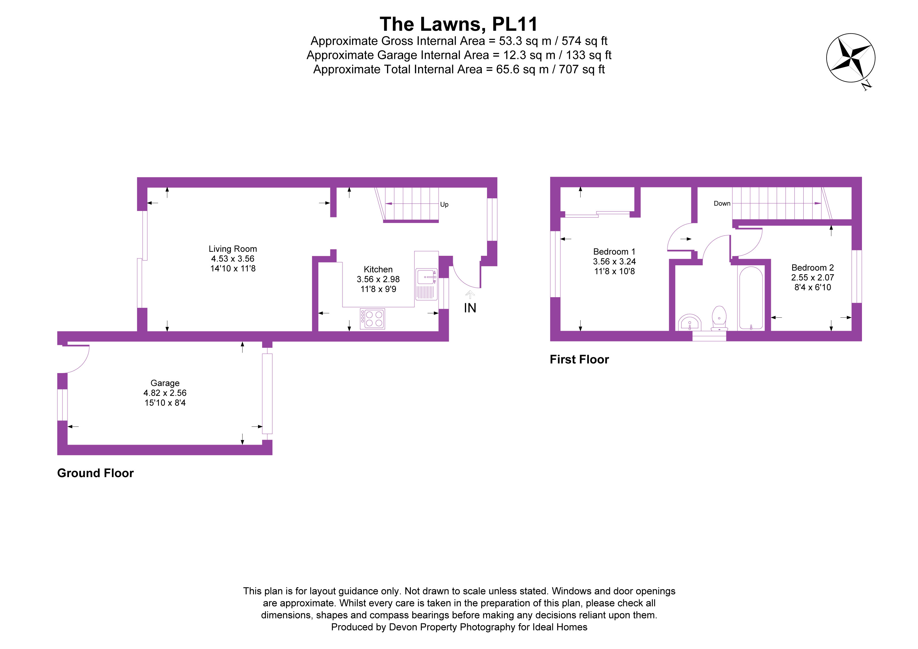 15, The Lawns, Cornwall floorplan