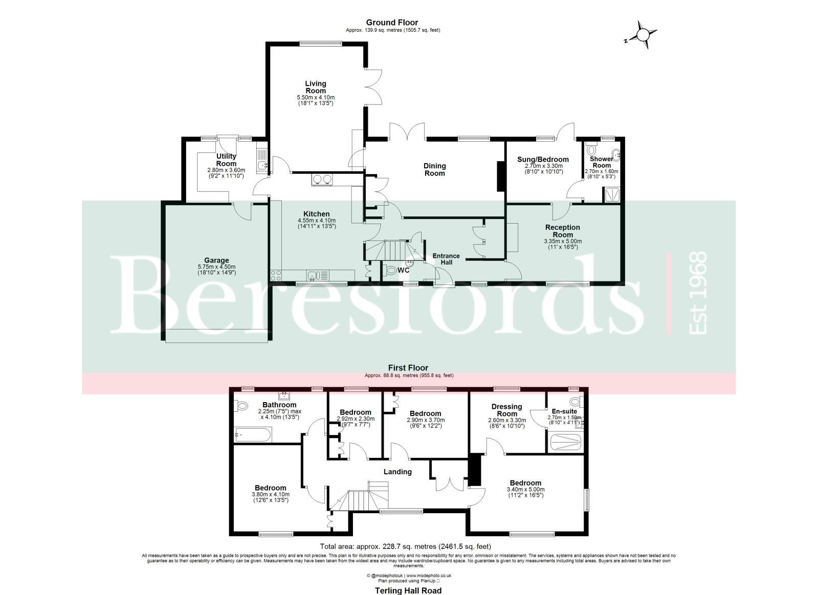 2 Berwick Cottages,, Terling Hall Road, Chelmsford floorplan