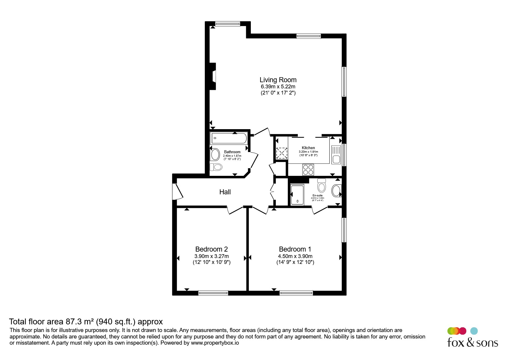 Flat 1, Nautilus, Marine Parade, Worthing floorplan