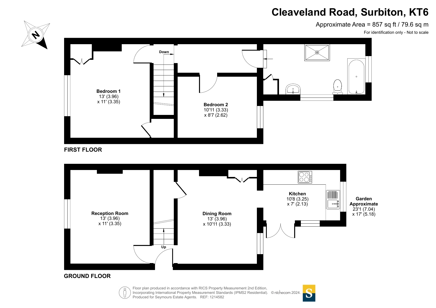 38, Cleaveland Road, Surbiton floorplan
