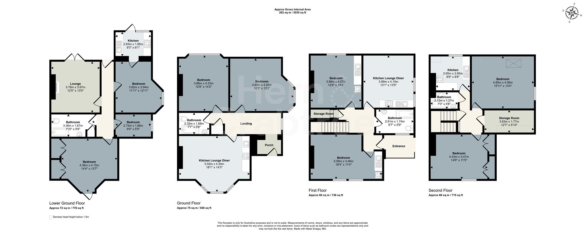 3, Clive Crescent, Penarth floorplan