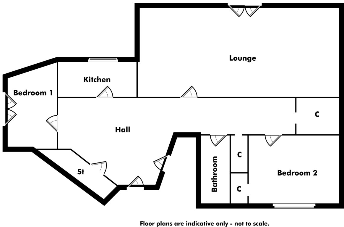 2 Bedrooms Flat to rent in Dyke Road, Glasgow G14