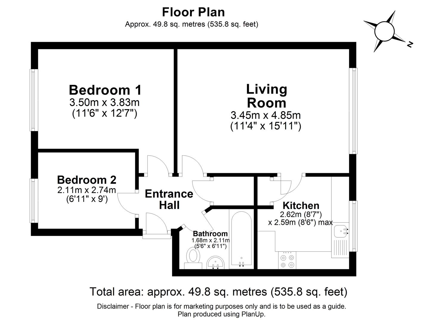 2 Bedrooms Flat for sale in Elstree Road, Hemel Hempstead HP2