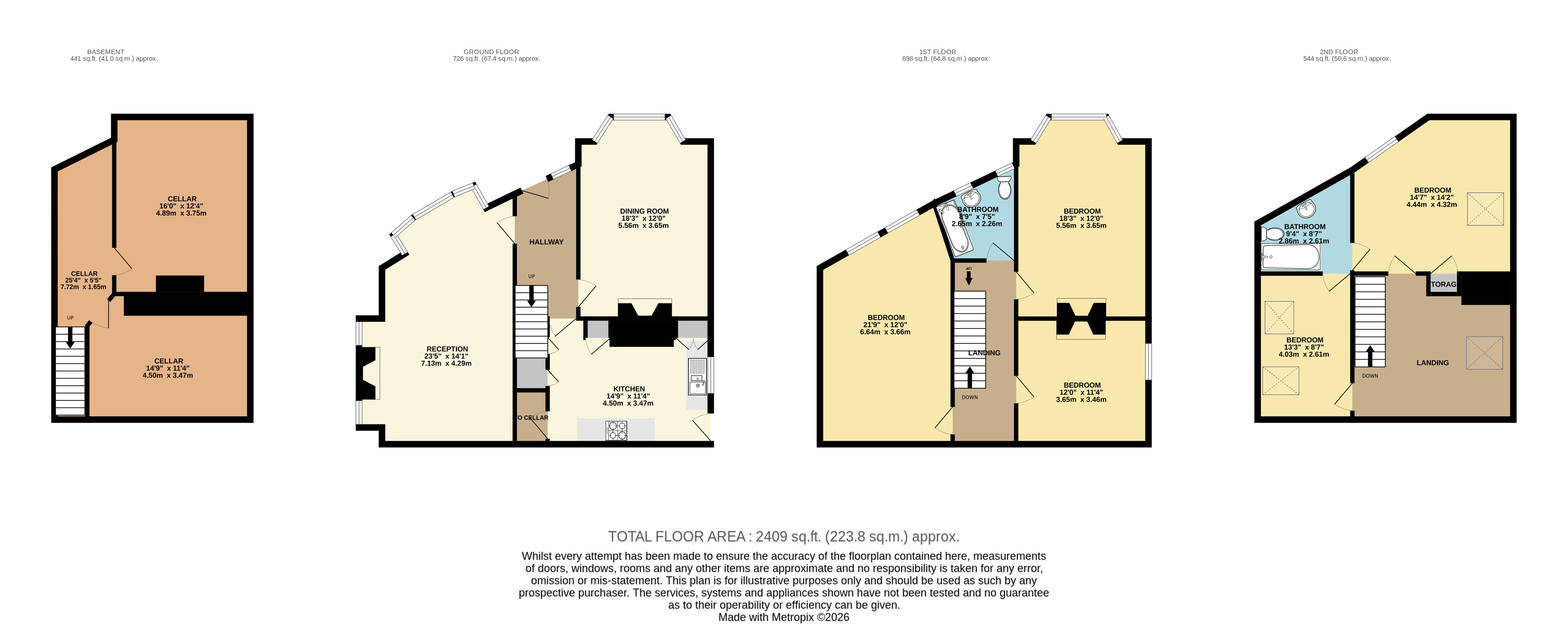 1, Avenue Crescent, Leeds floorplan