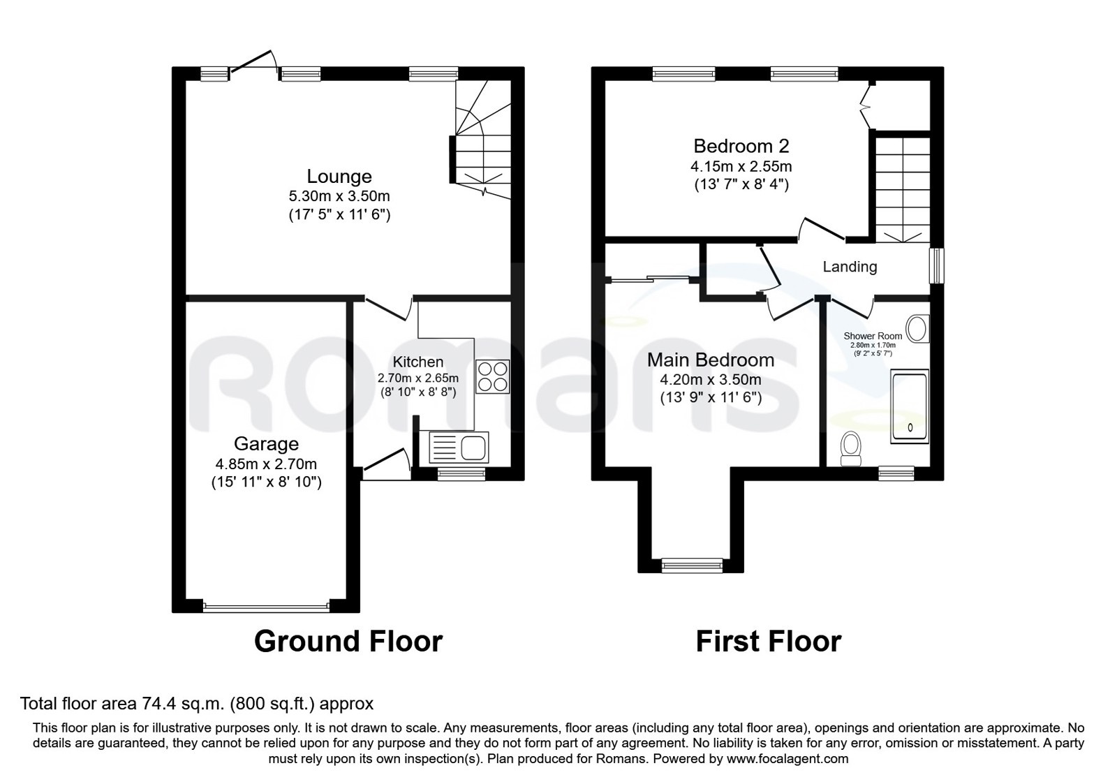 57, Ratby Close, Reading floorplan