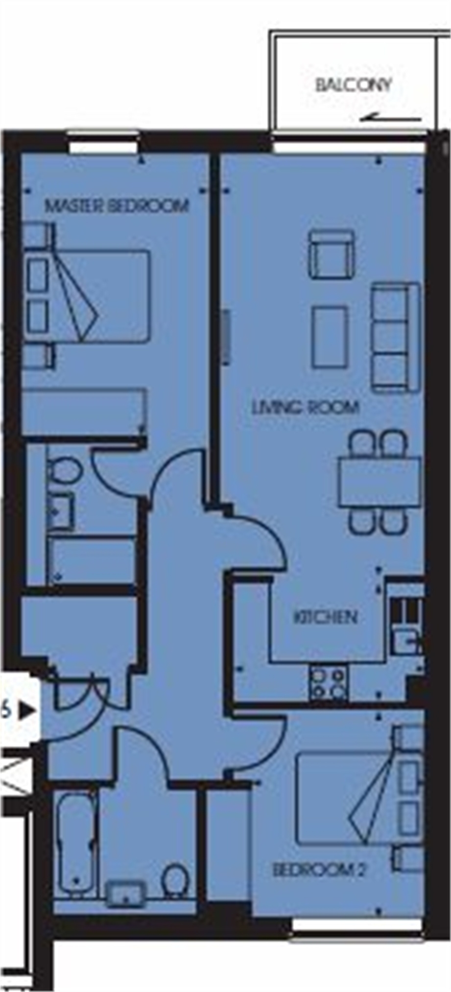 2 Bedrooms Flat to rent in 6 Saffron Central Square, Croydon, Surrey CR0