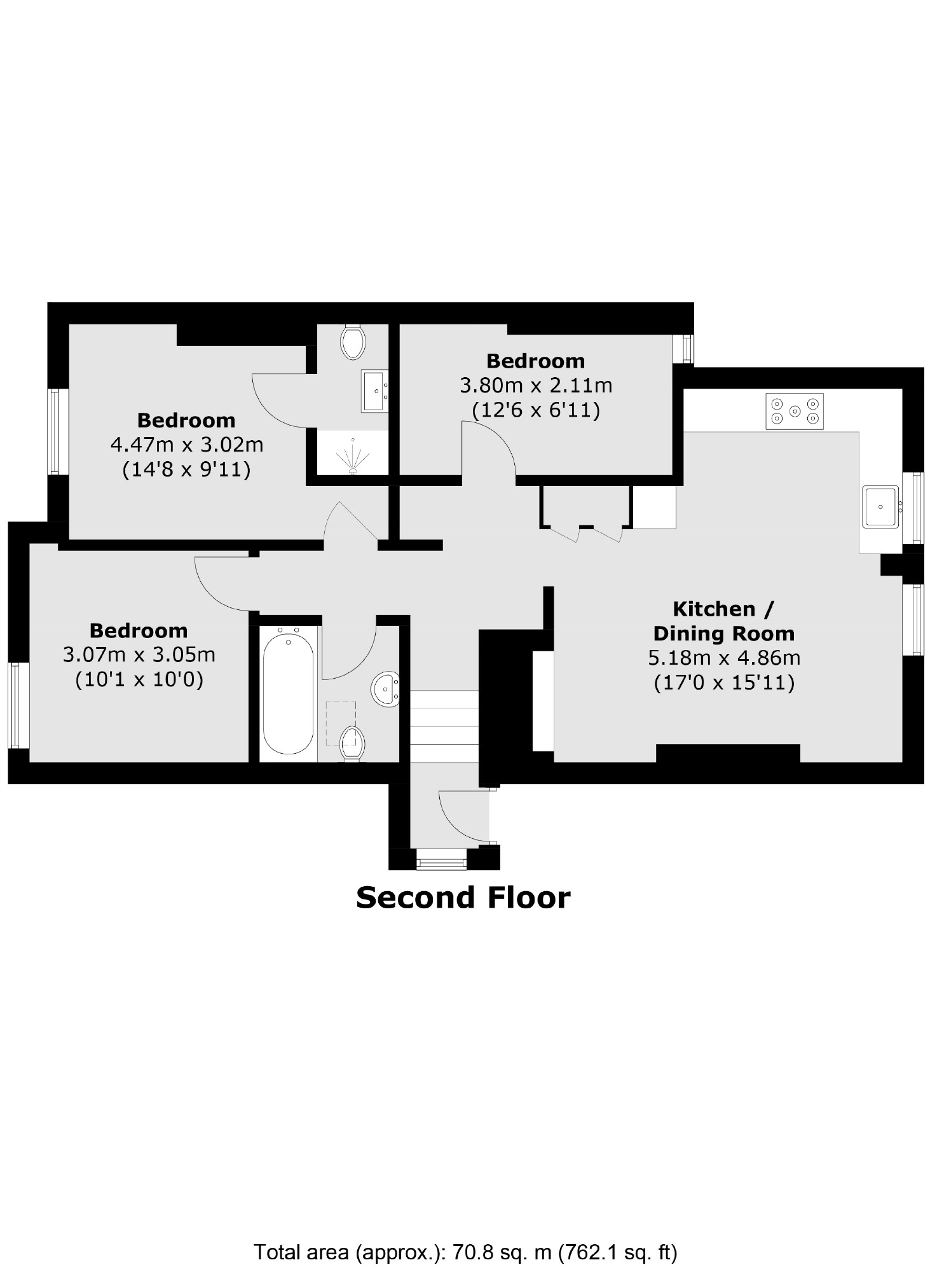11E, Minster Road, London floorplan