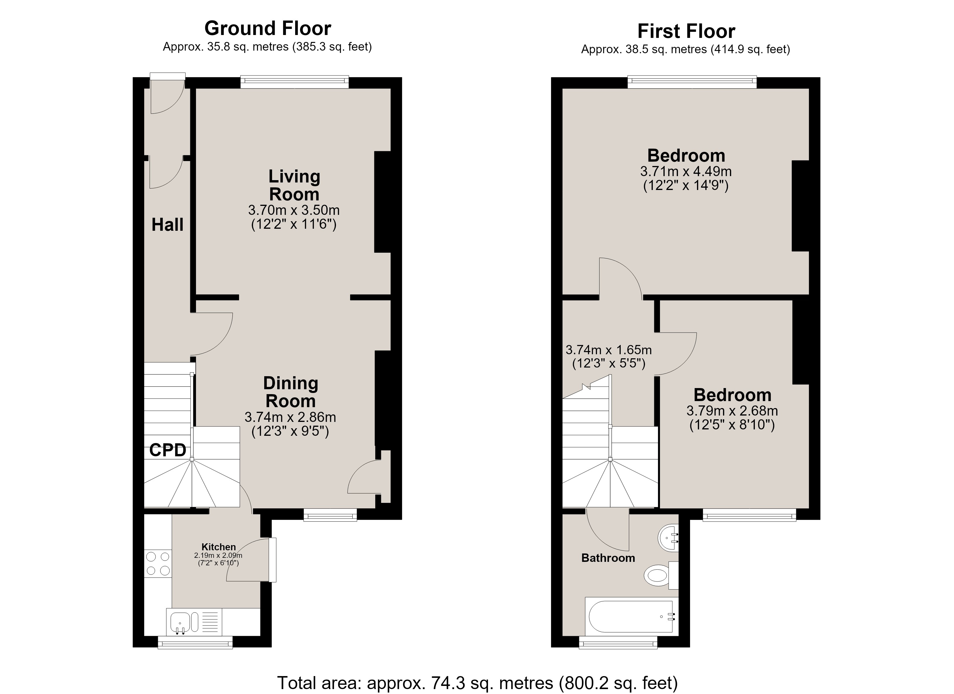 20, Woodburn Street, Newcastgle Upon Tyne floorplan