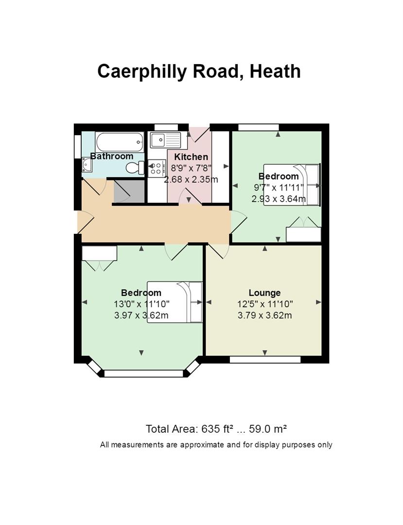4 Rusticanna Court, 261, Caerphilly Road, Cardiff floorplan