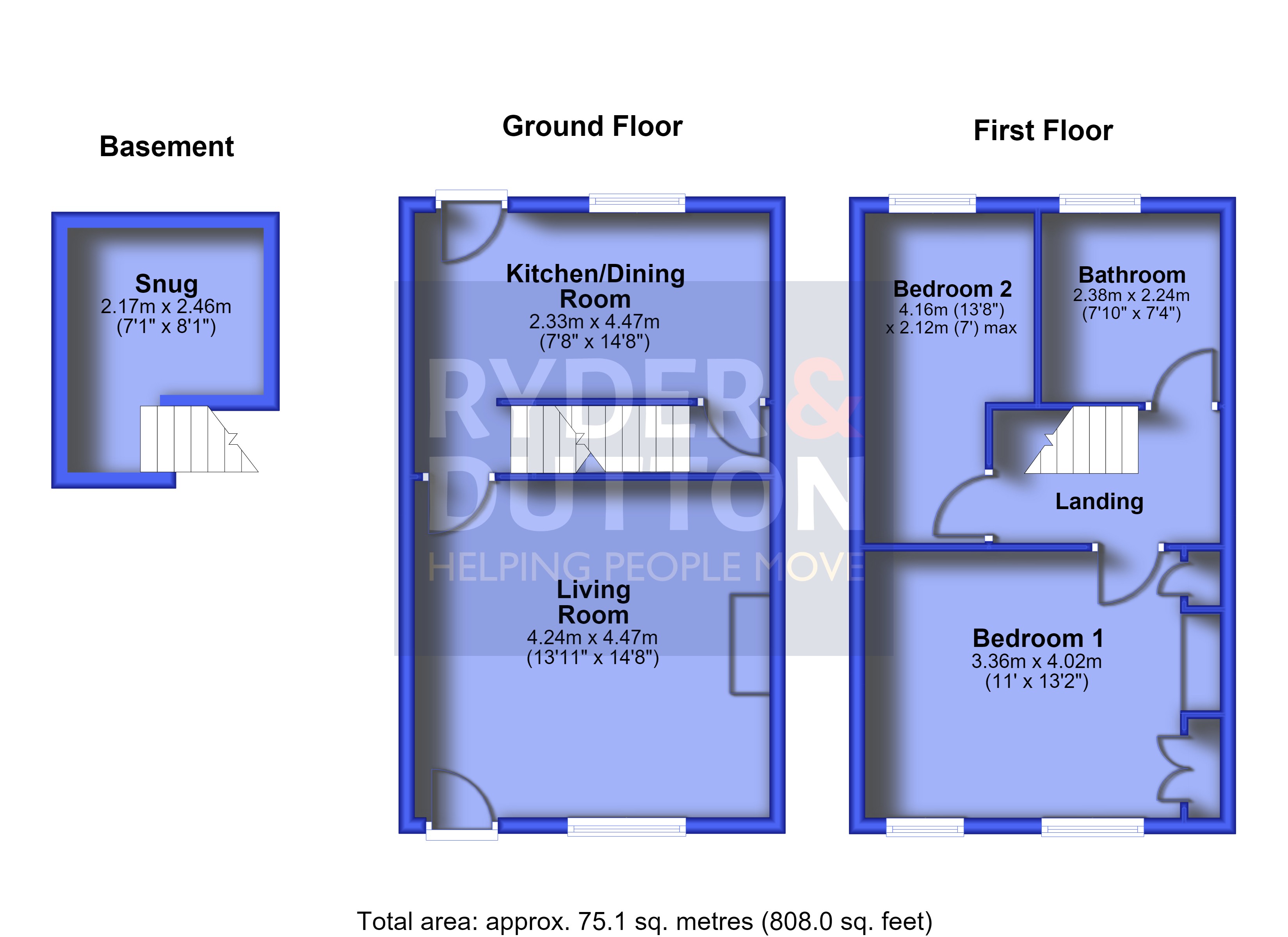 15, Grove Street, Huddersfield floorplan