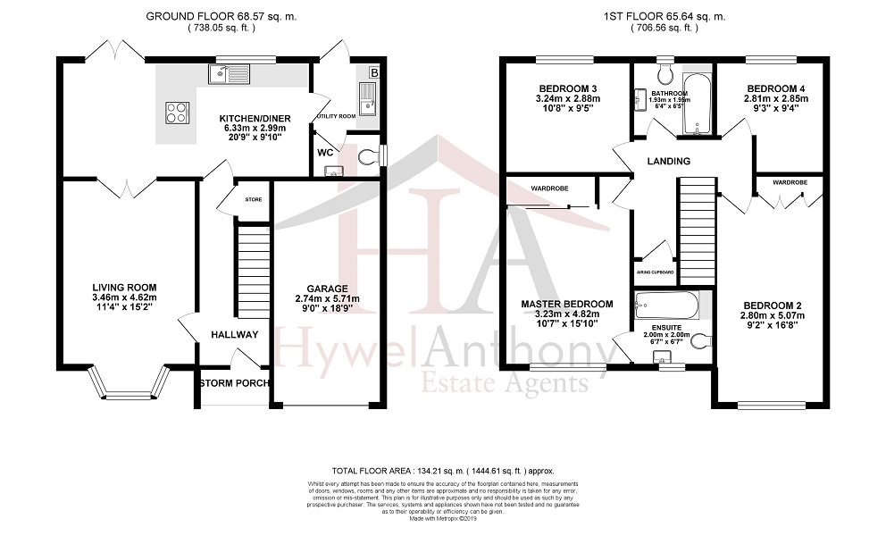 4 Bedrooms Detached house for sale in Heol Faenor, Beddau, Pontypridd, Rhondda, Cynon, Taff. CF38