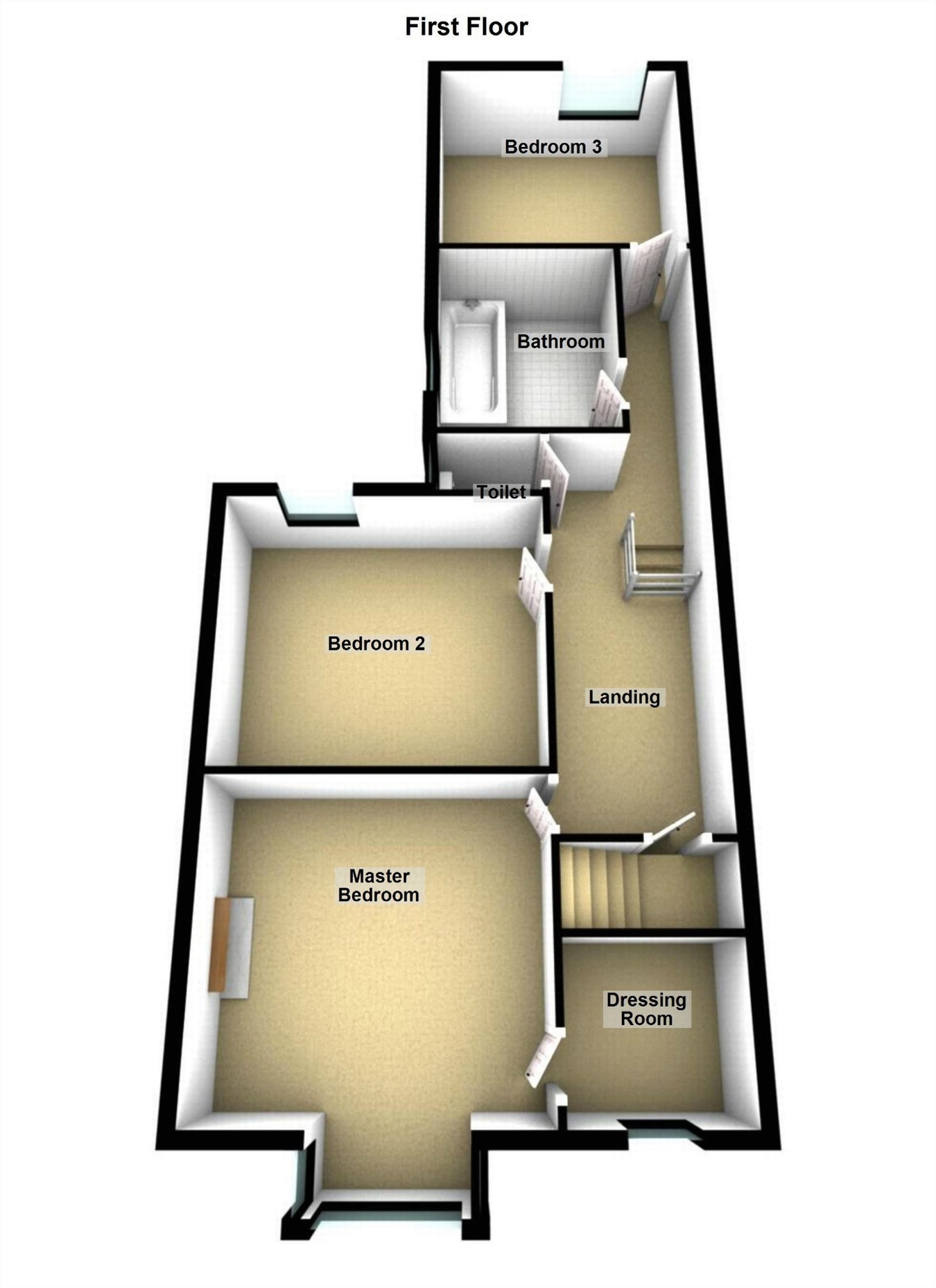 5 bed semidetached house for sale in Burton Road, Branston, BurtonOn