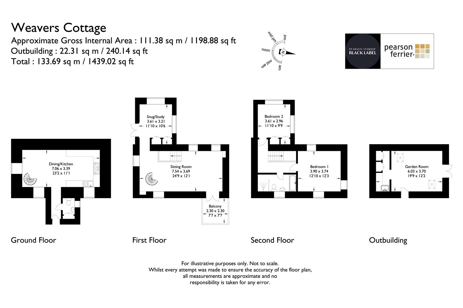 Weavers Cottage, Lee Brook Road, Rossendale floorplan
