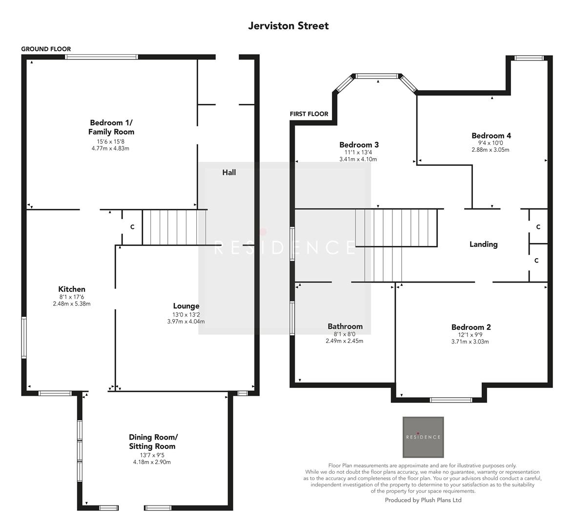 24, Jerviston Street, Motherwell floorplan