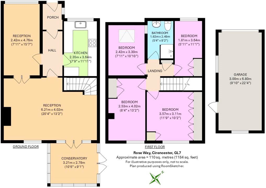 32, Rose Way, Gloucestershire floorplan