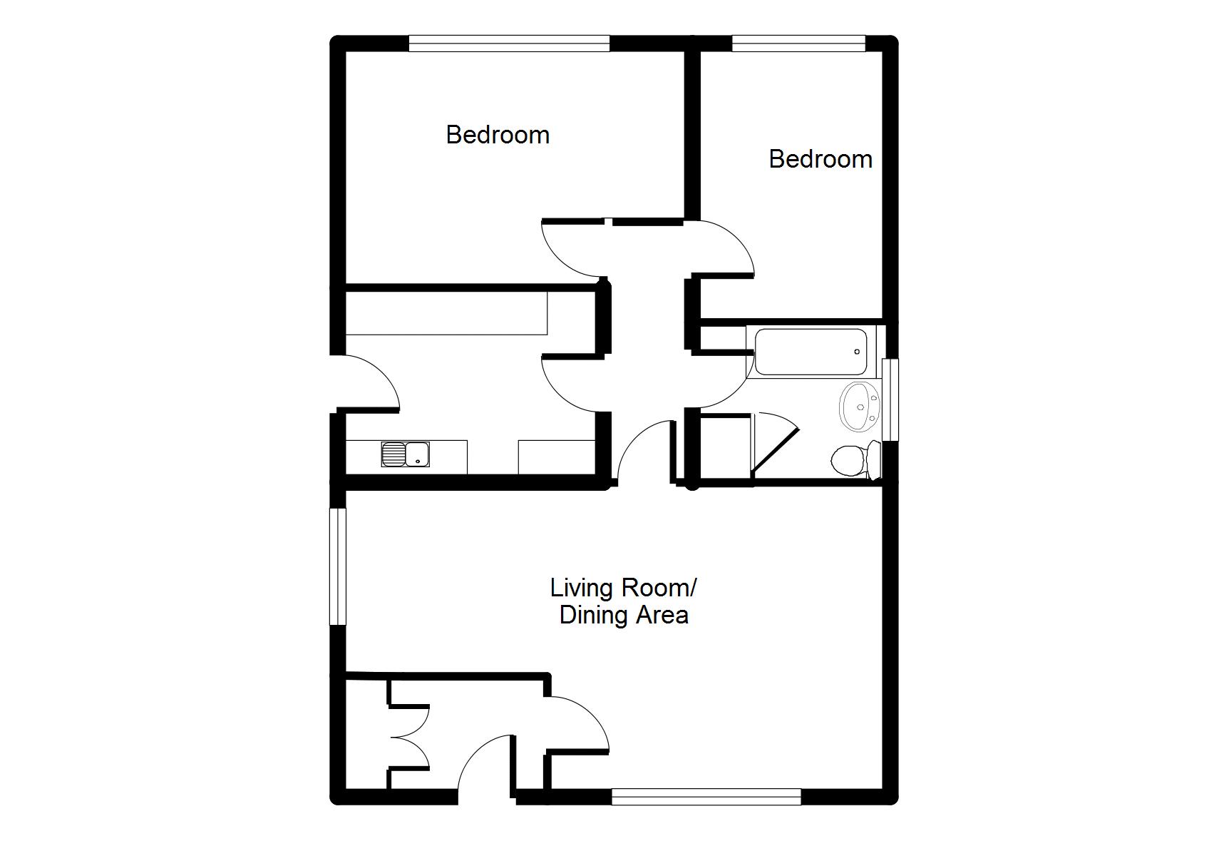 2 Bedrooms Detached bungalow to rent in Ashly Court, St. Asaph LL17