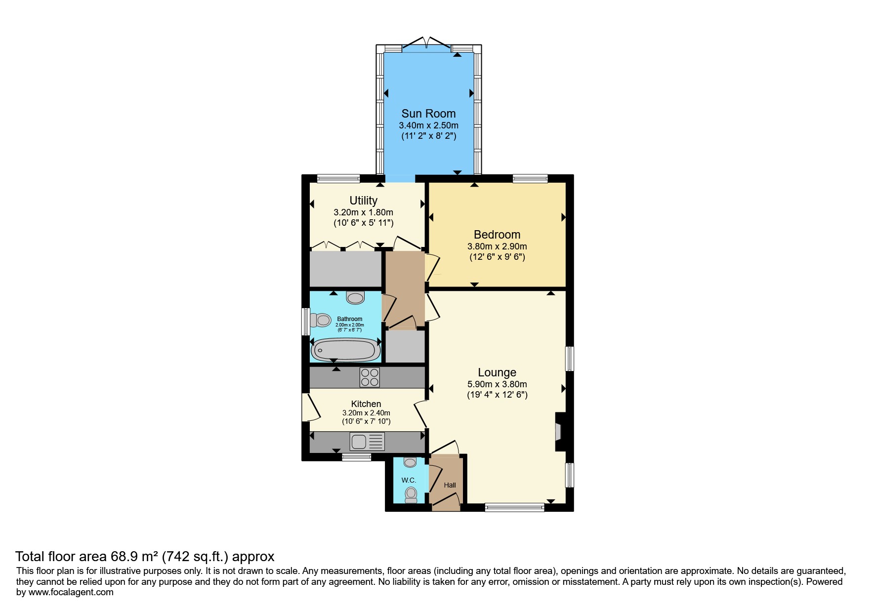 2, Lochlann Court, Inverness floorplan