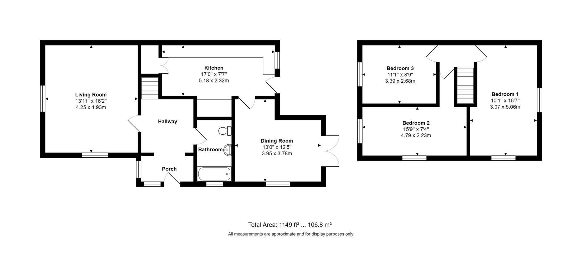 2, Green Lane Cottages, Farnham floorplan