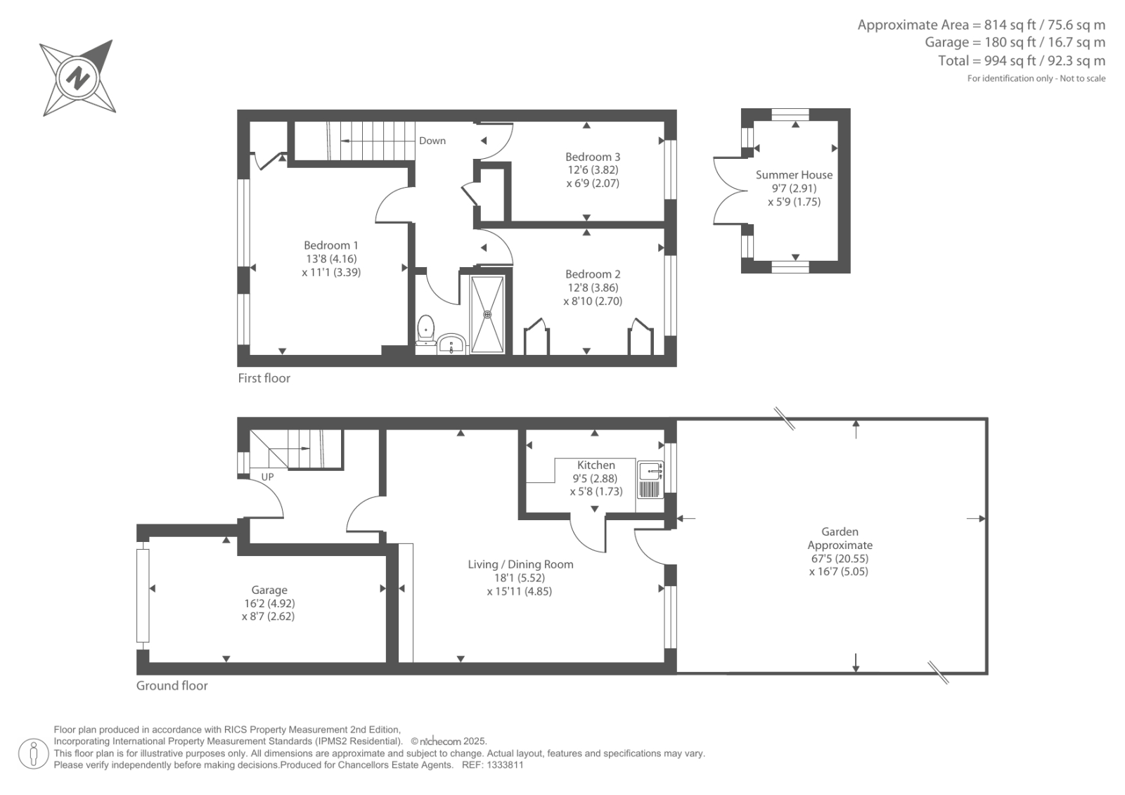 8, Florence Close, Kidlington floorplan