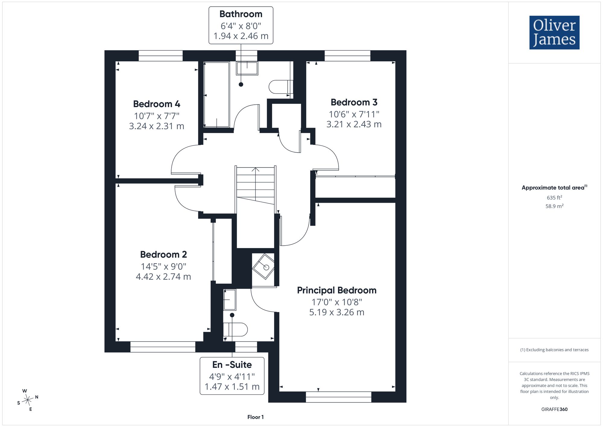 22 Lomax Drive, Huntingdon floorplan