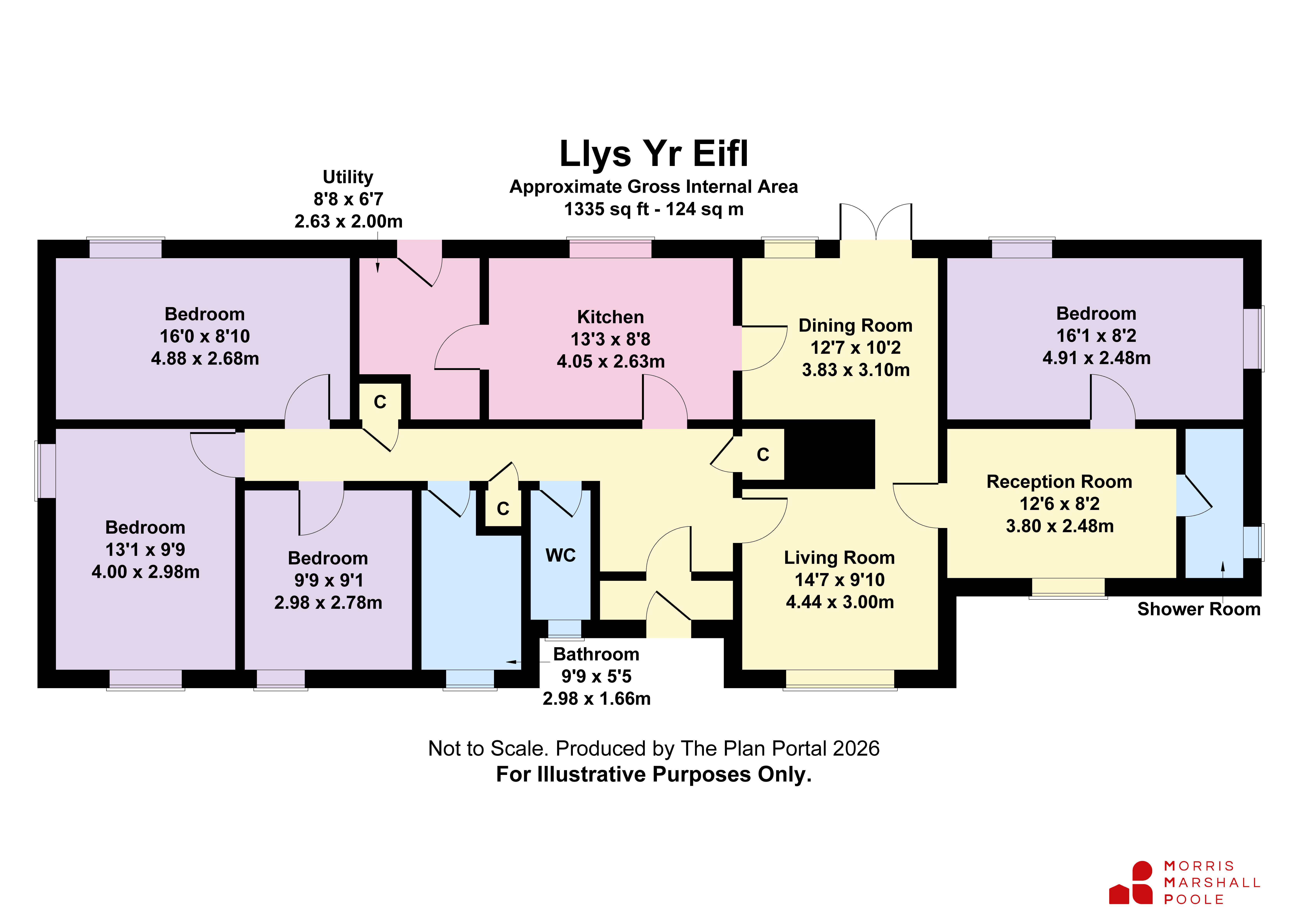 Llys Yr Eifl,, Llwyngwril, Gwynedd floorplan