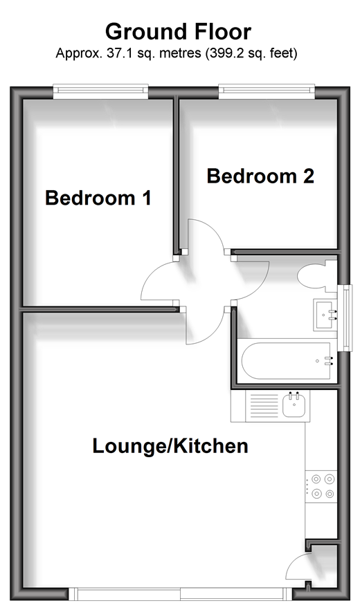 Monks Lane, Freshwater floorplan