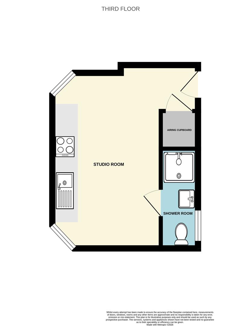 26 Westmoreland House, 27, Strand Parade, Worthing floorplan