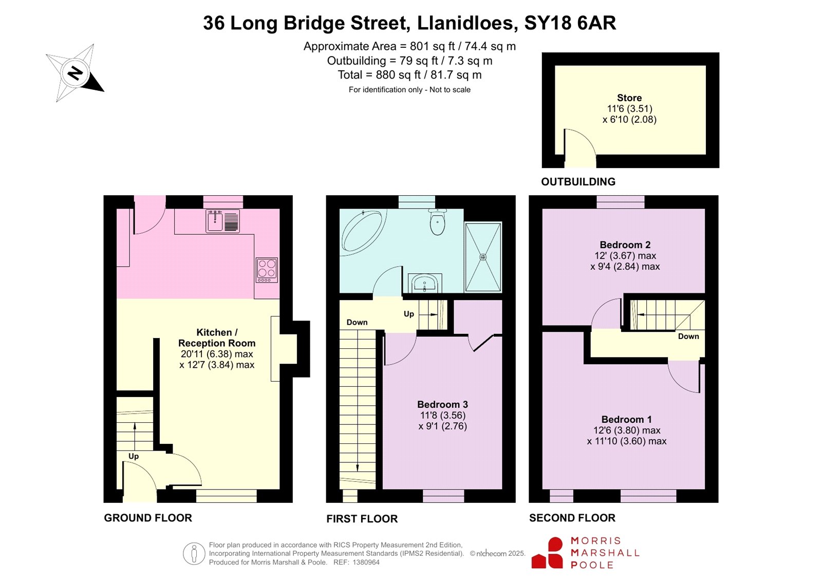 36, Long Bridge Street, Powys floorplan