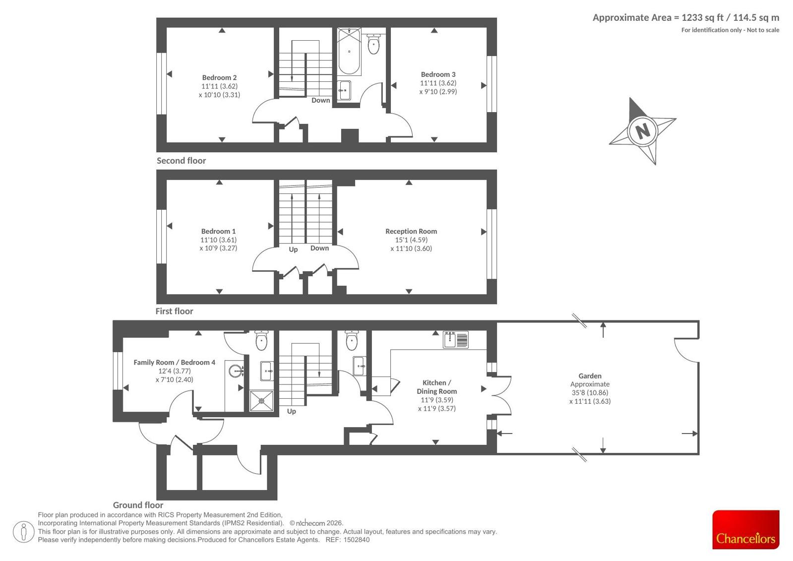 71, Cheviot Road, Berkshire floorplan