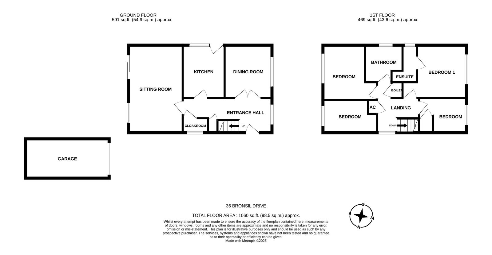 36, Bronsil Drive, Malvern floorplan