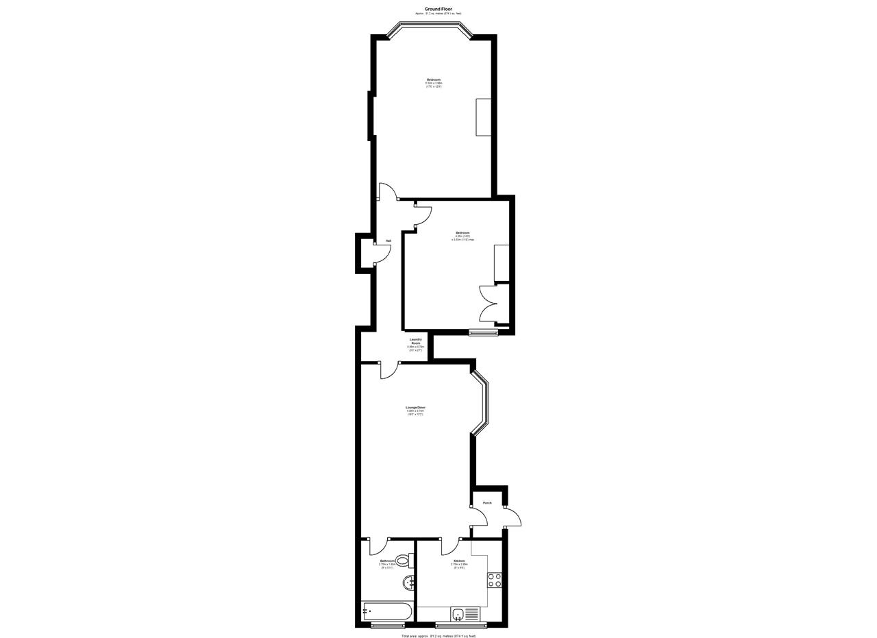 2 Bedrooms Flat to rent in Queens Road, London SW19