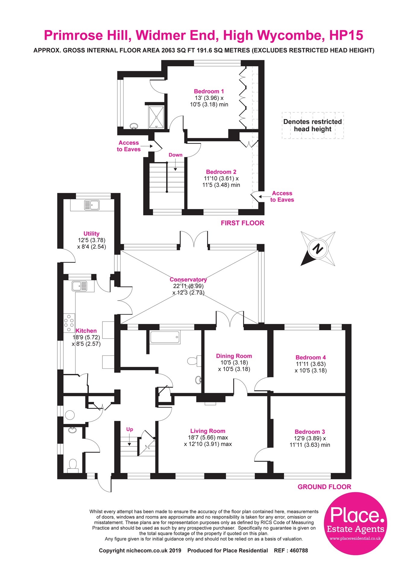 3 Bedrooms Detached house for sale in Primrose Hill, Widmer End, High Wycombe HP15