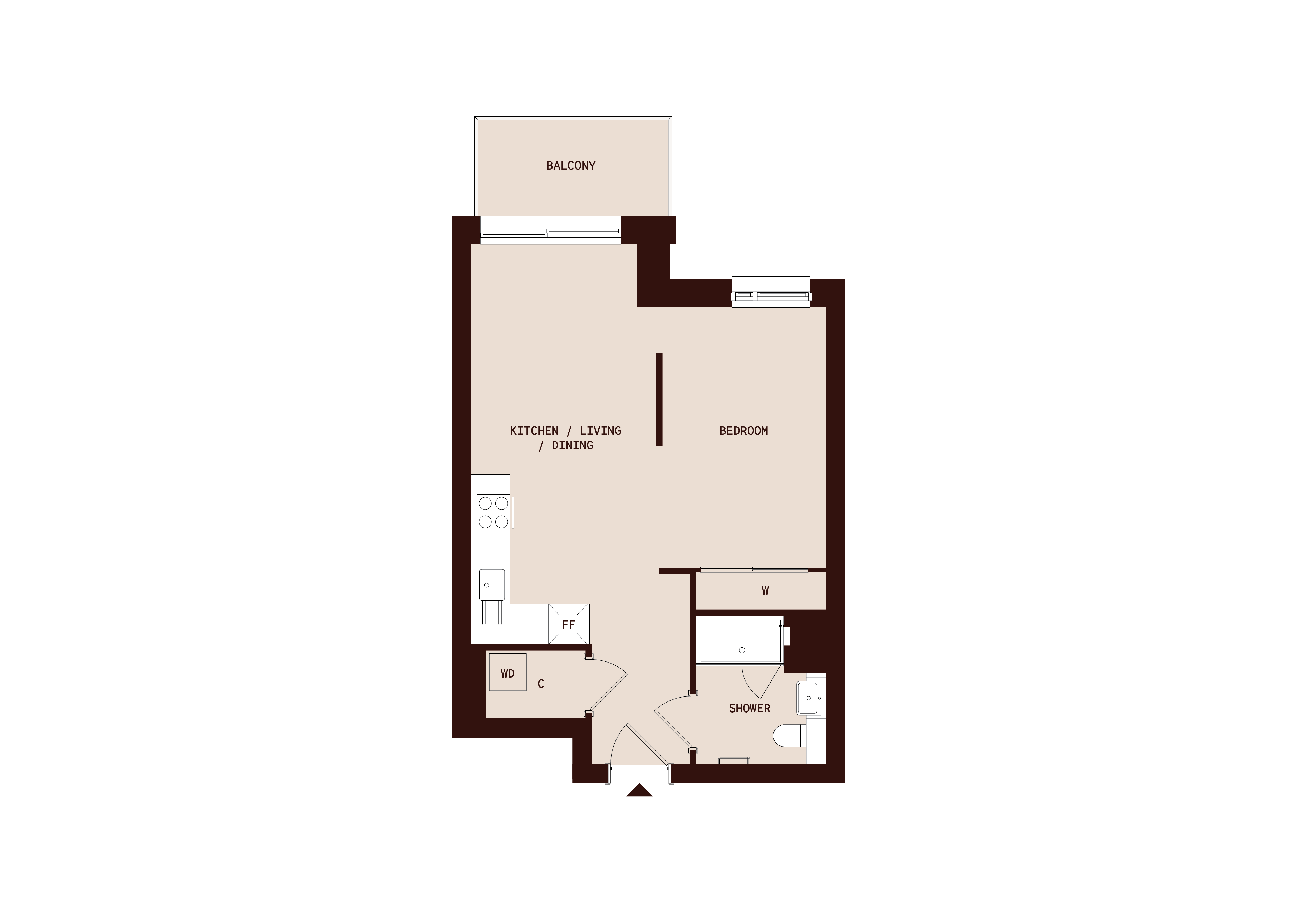 Flat 17, Dovecote House, 19 Beaufort Square, Colindale floorplan