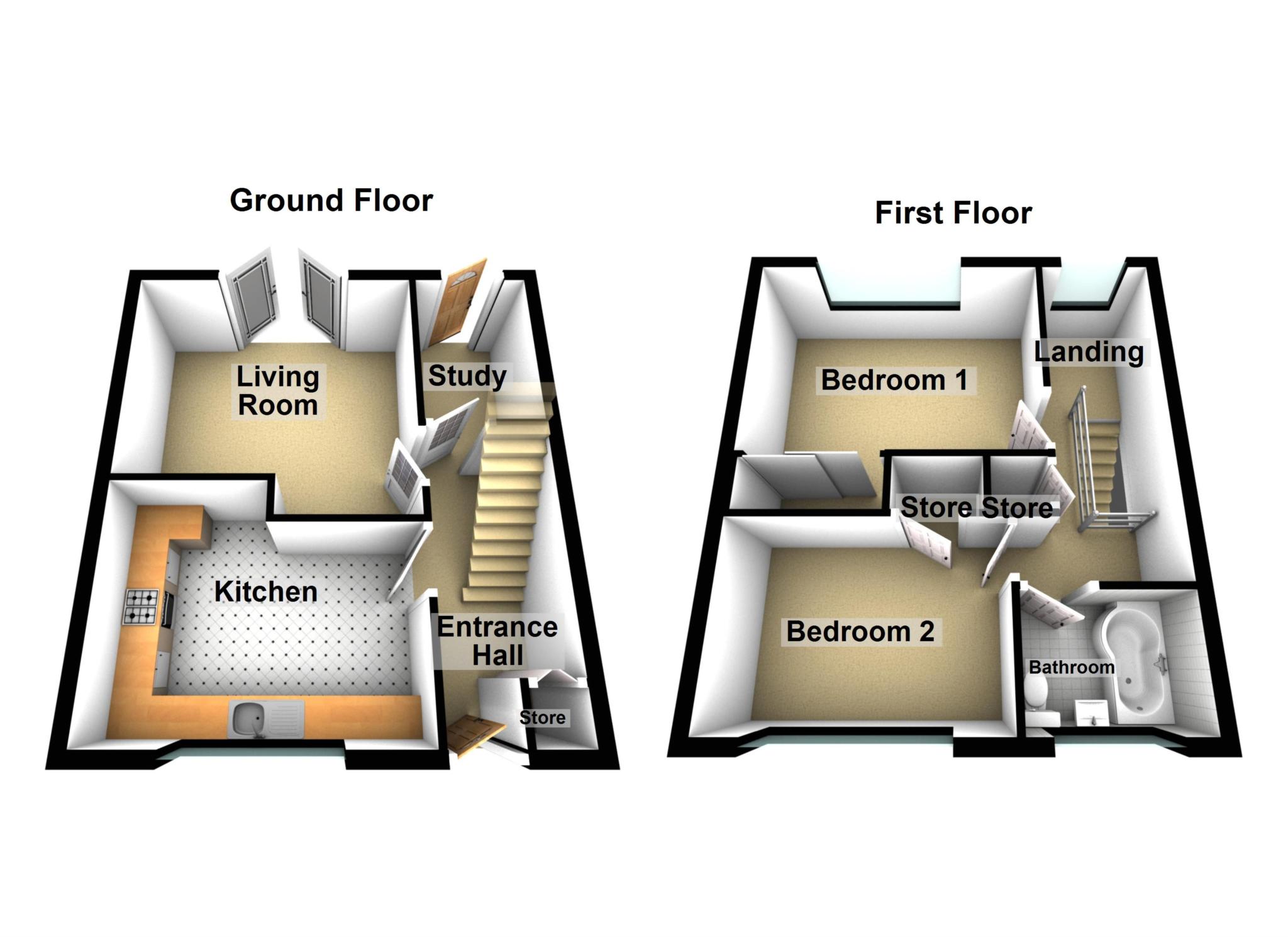69, Throwley Close, London floorplan
