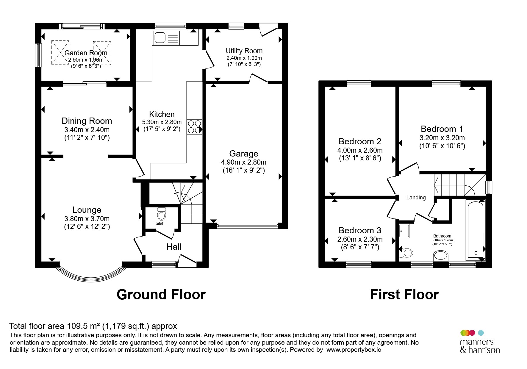 1, Cragston Close, Hartlepool floorplan