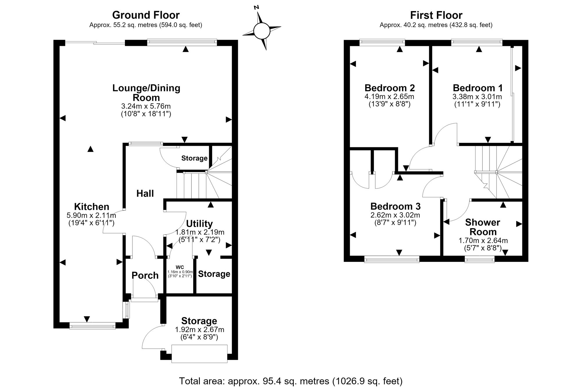 7 Langdale Way, Frodsham floorplan