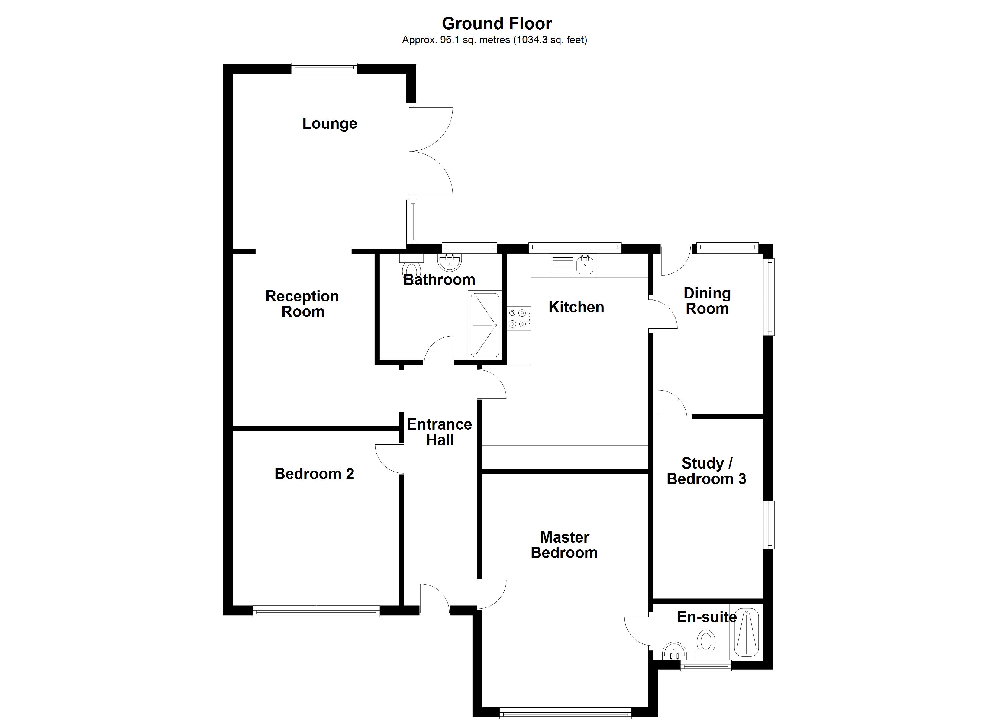 Coalbeach Lane South, Surfleet, Spalding PE11, 3 bedroom detached ...