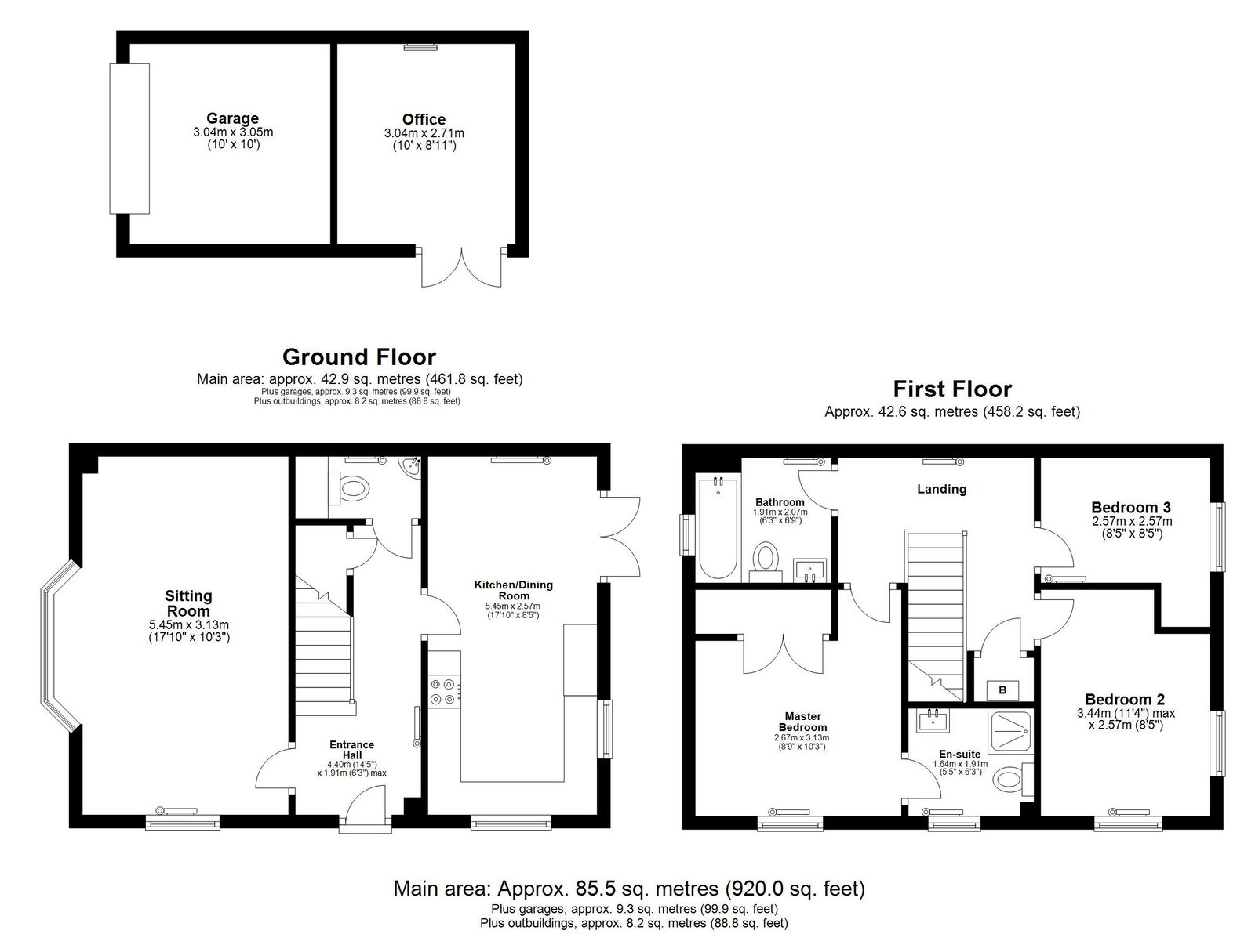 24, De Borg Close, Tetbury floorplan