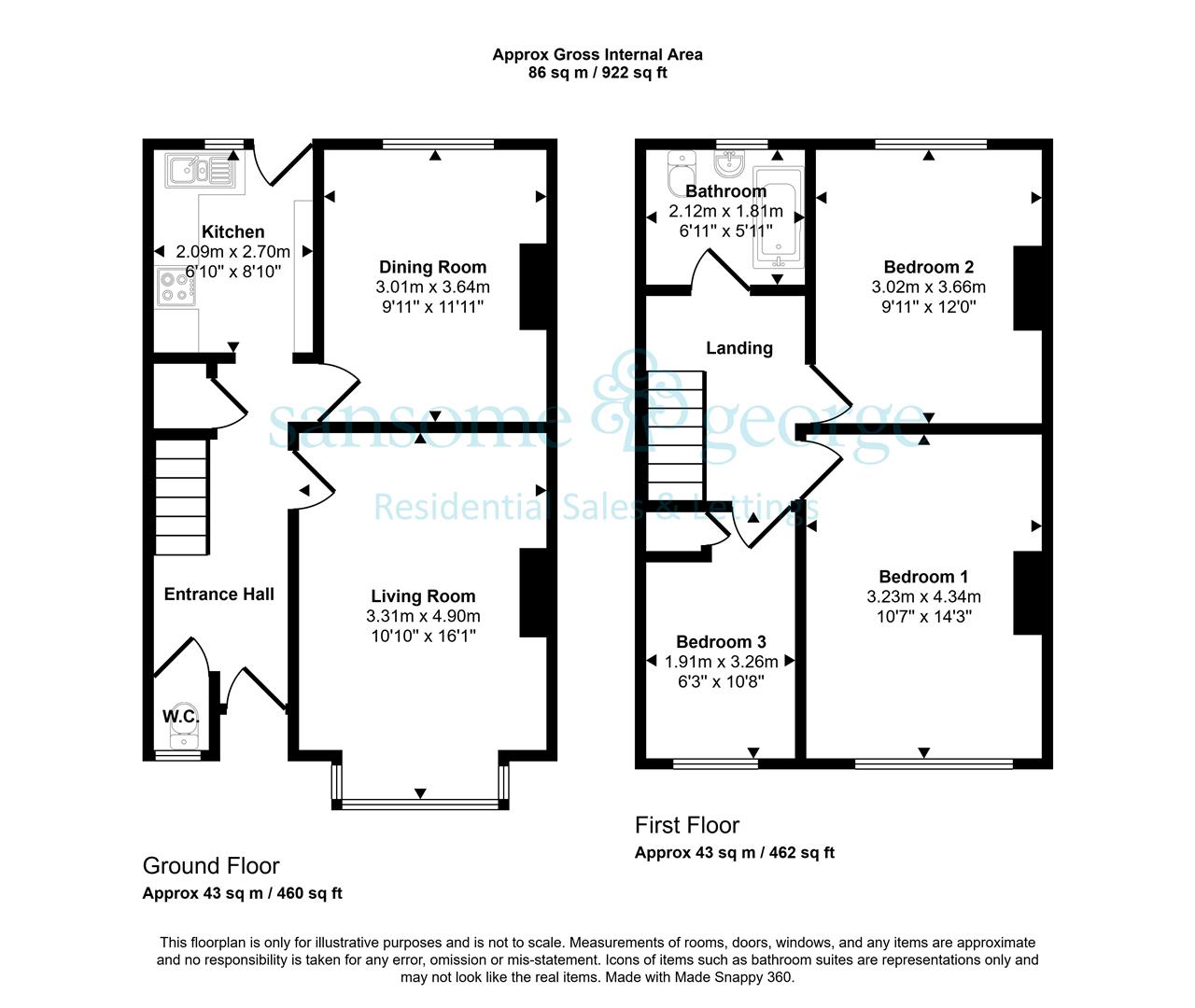 50, Wantage Road, Reading floorplan