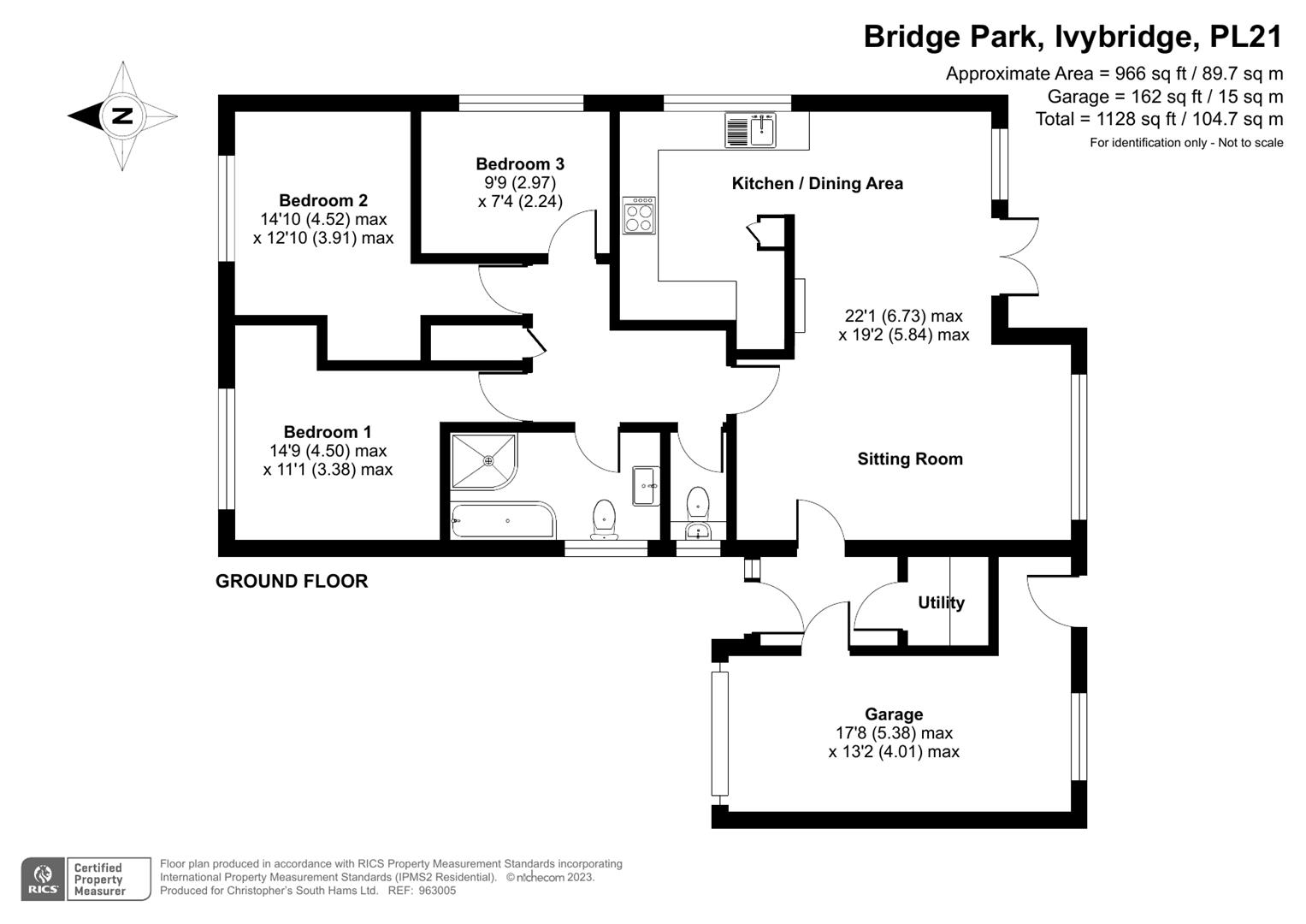 Bridge Park, Ivybridge PL21, 3 bedroom bungalow for sale 64395304