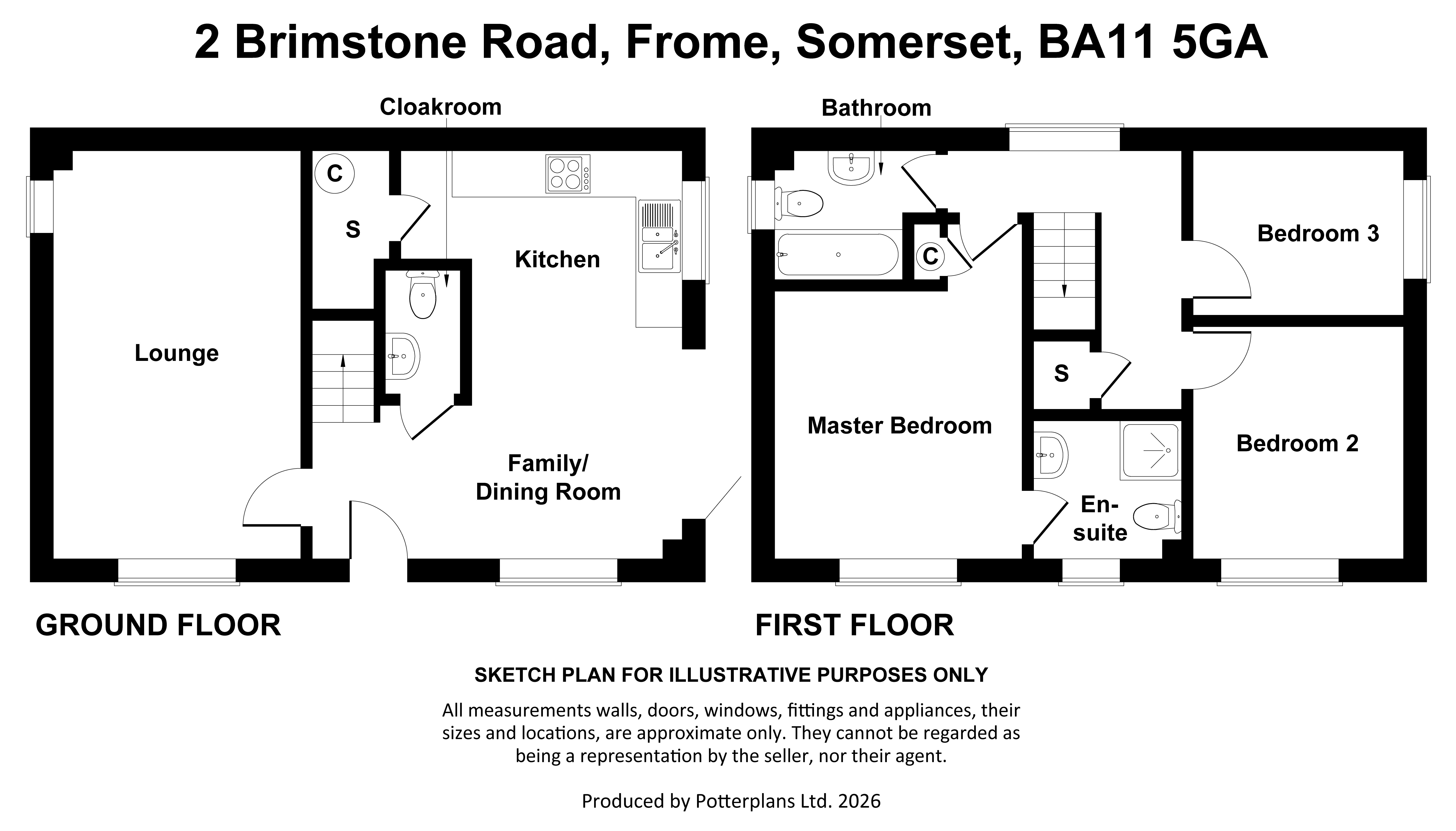 2, Brimstone Road, Somerset floorplan