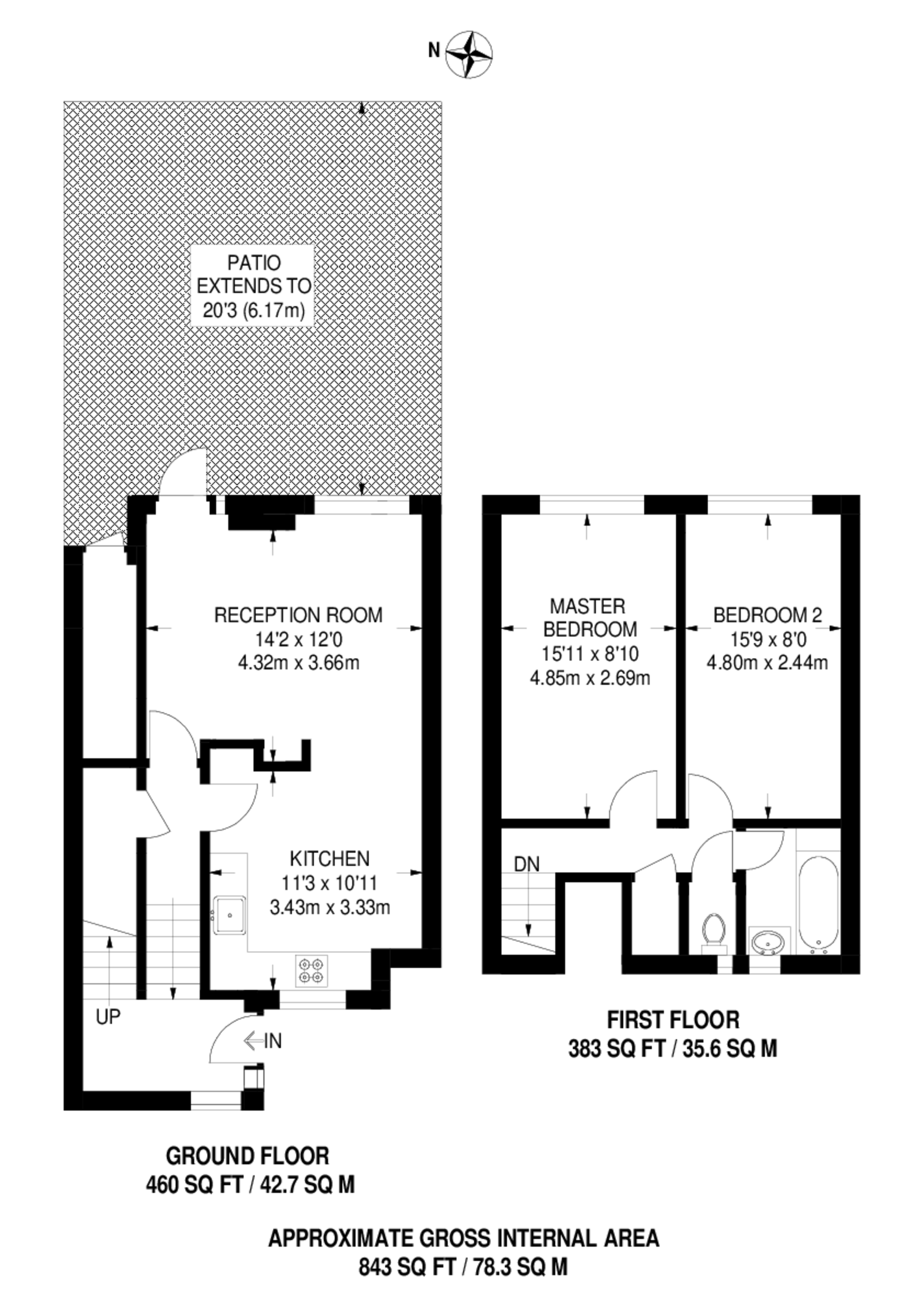 Maiden Lane, Camden floorplan
