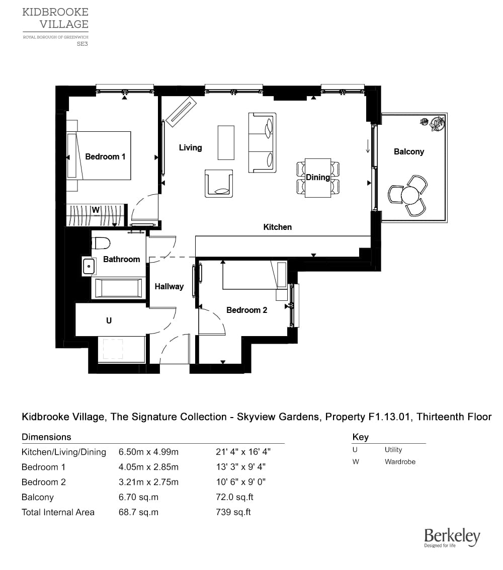 Greenwich, Se3 9Fw, Greenwich floorplan