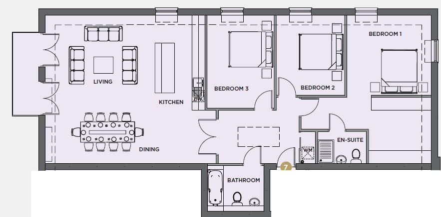 3 Bedrooms Flat for sale in Claremont Lane, Esher, Surrey KT10
